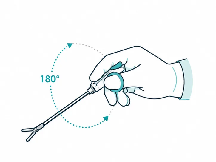 Manual instrument movement range